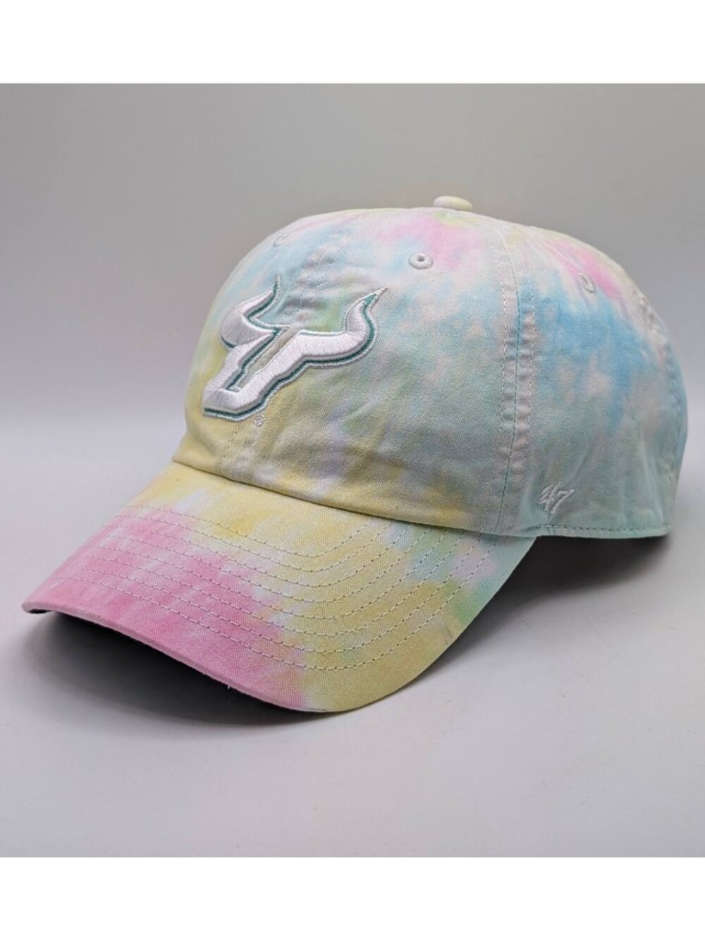 USF Bulls '47 Brand NCAA Strap Back Hat University of Southern Florida Tie Dye